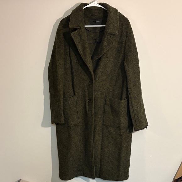 Banana Republic Factory Jackets & Blazers - Banana republic women’s Long Olive Green Wool Blend Overcoat size large